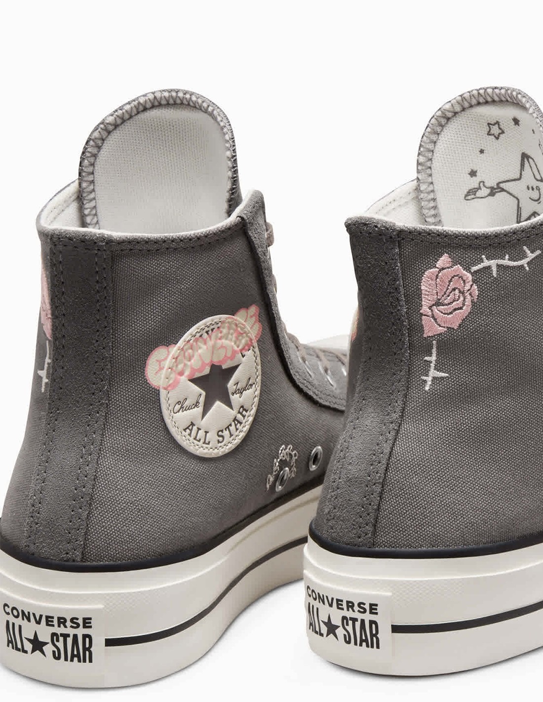 converse Sneakers Femme ctas lift hi origin Grise