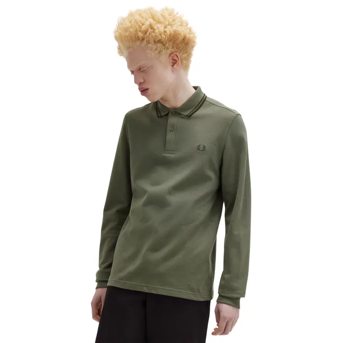 Fred Perry LS Twin Tipped Polo Heren