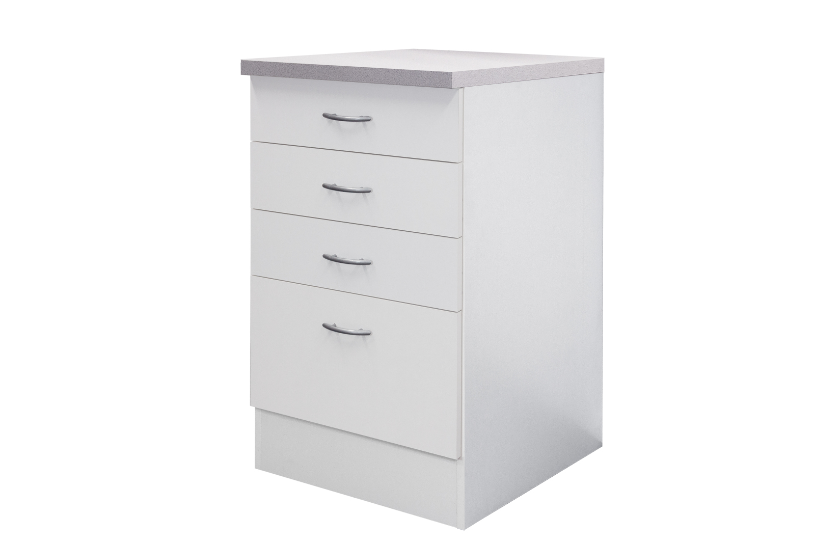 Anrichte WITO - weiß-grau - Schubkästen - 50 cm