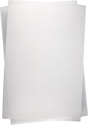 Krympeplast - 20X30 CM - Tykkelse 0,3 MM - Mat Transparent - 10 Ark