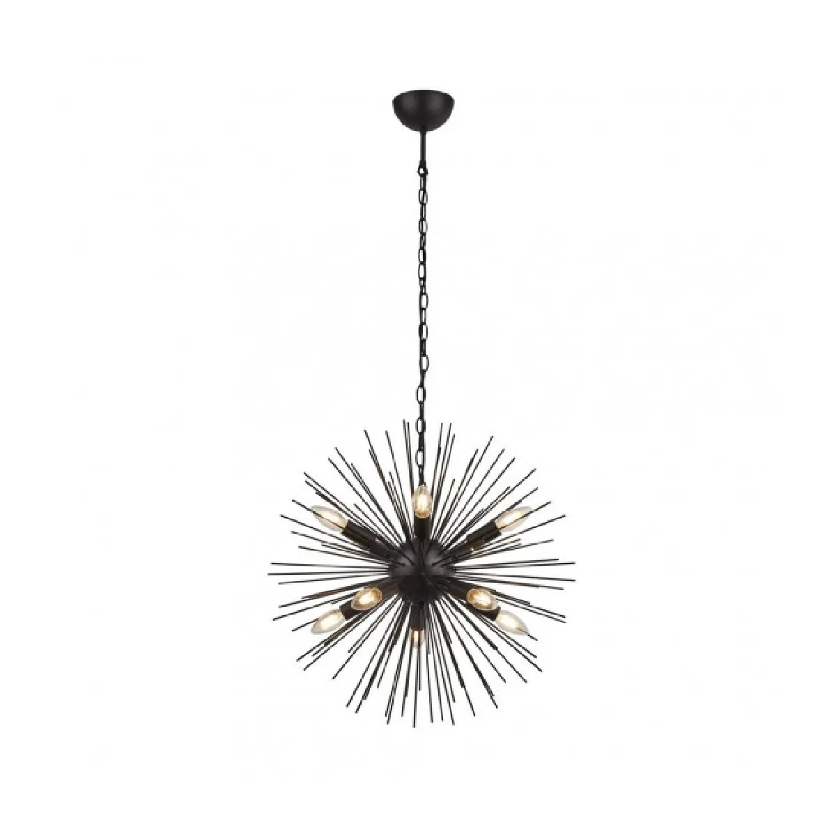 Searchlight Sputnik - Suspension Noir Mat 10 Ampoules