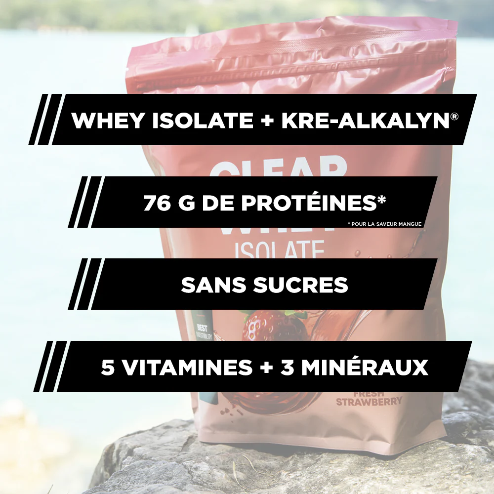 BLACK-PROTEIN Clear whey isolate