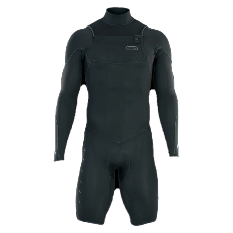SHORTY ION SEEK ELEMENT 2/2 FRONTZIP MANCHES LONGUES NOIR