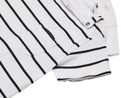 Luca & Lola Ettore T-Skjorte 2-pack, White/Stripes
