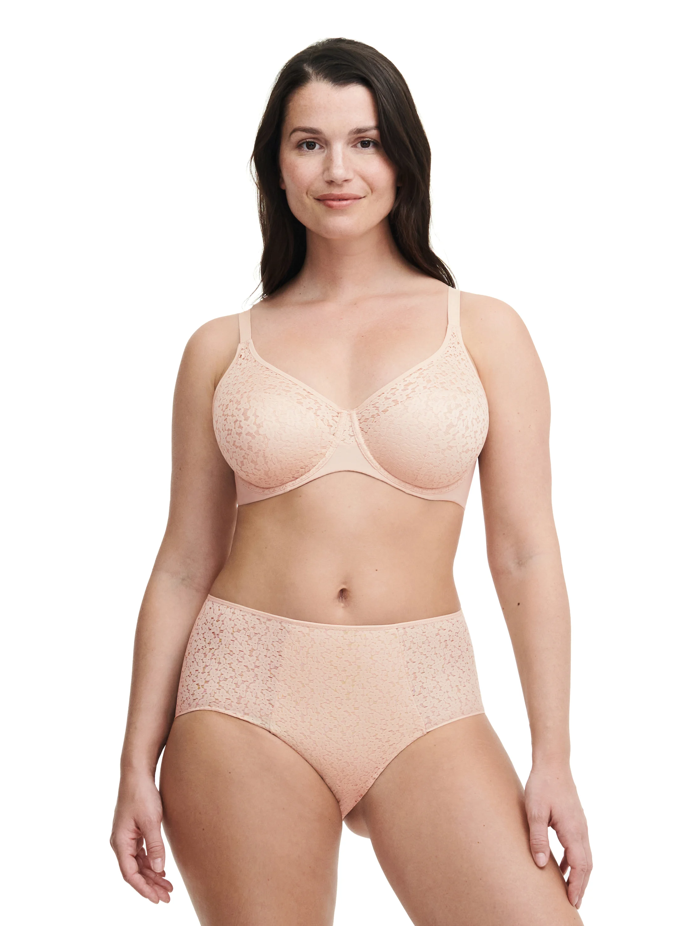 NORAH - Soutien-gorge moulé emboîtant en dentelle | Beige
