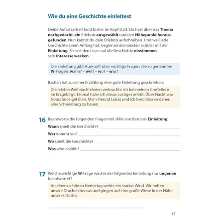 Hauschka Verlag Erlebniserzählung. Aufsatz 4.-5. Klasse