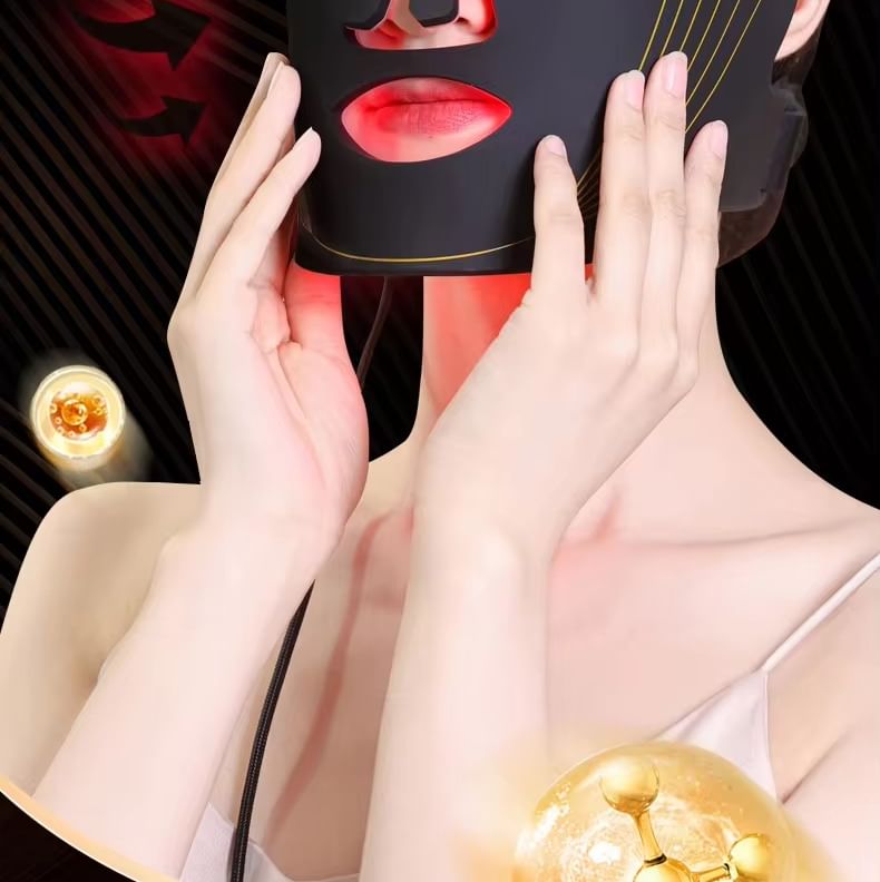 Beautyronics - USB-oplaadbaar lichttherapie-gezichtsmasker