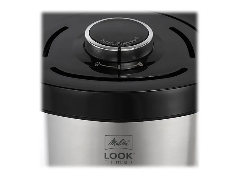 Melitta Look V Timer - Kaffemaskine - 10 kopper - sort