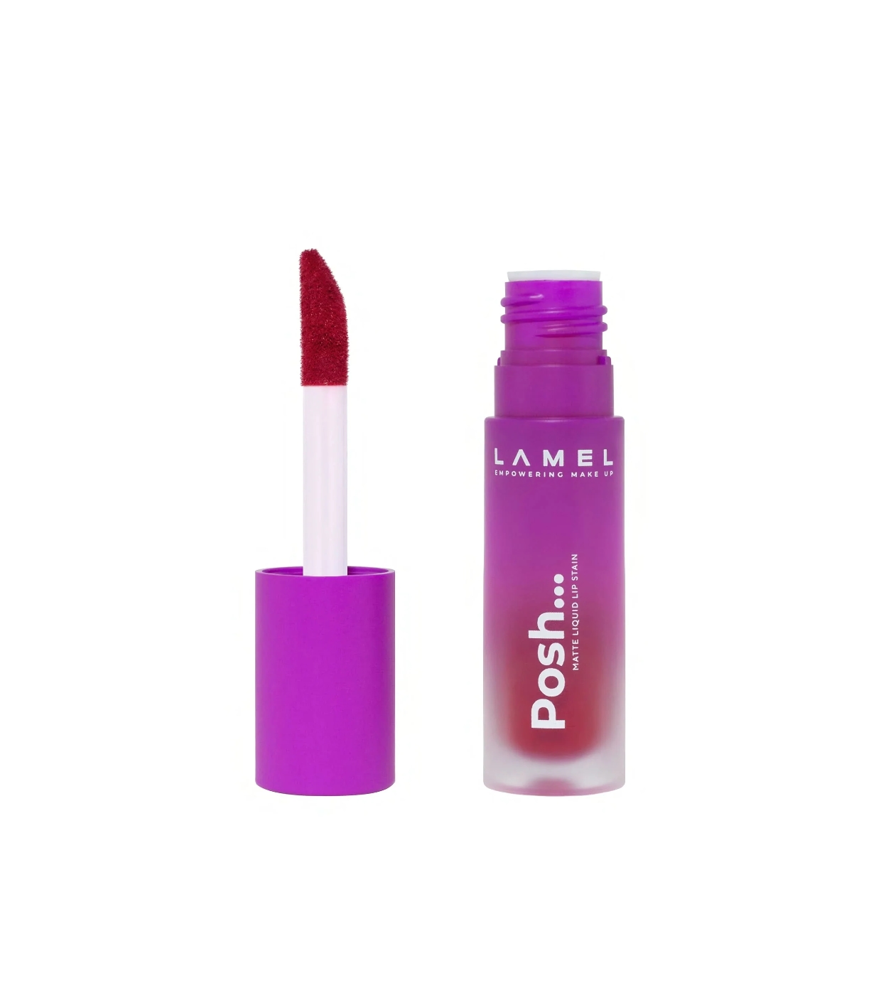 Lamel - Batom Líquido Matte Posh Matte - 407: Wine Red