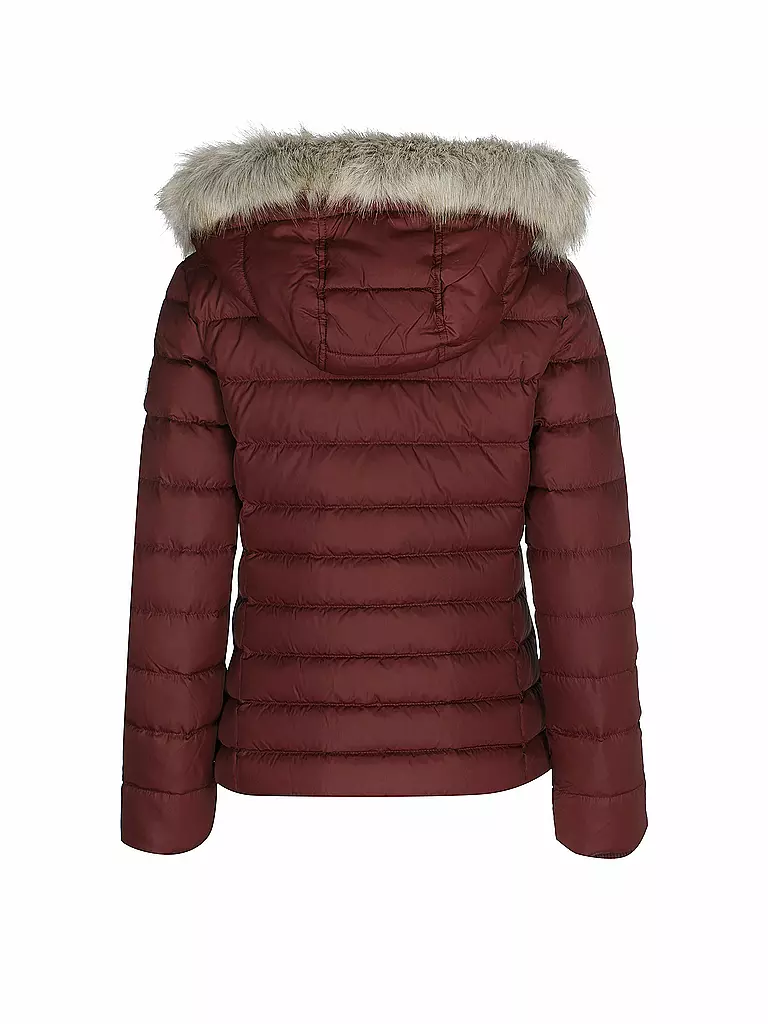 TOMMY JEANS Daunenjacke Martina dunkelrot