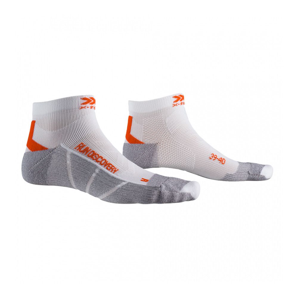 X-Socks RUN DISCOVERY 4.0 - Chaussettes Homme arctic white/dolomite grey
