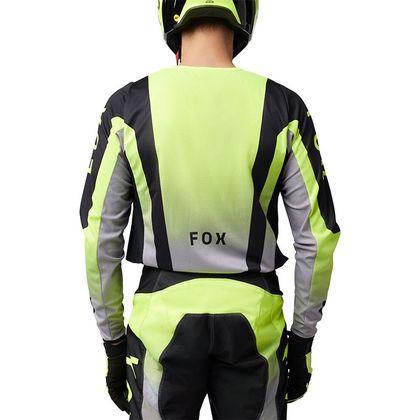 Maillot cross Fox 180 LEAN 2025 - Jaune / Noir