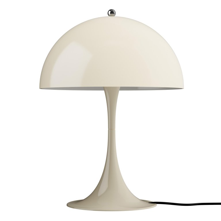 Louis Poulsen Panthella tafellamp V2 Ø32 Opal Beige