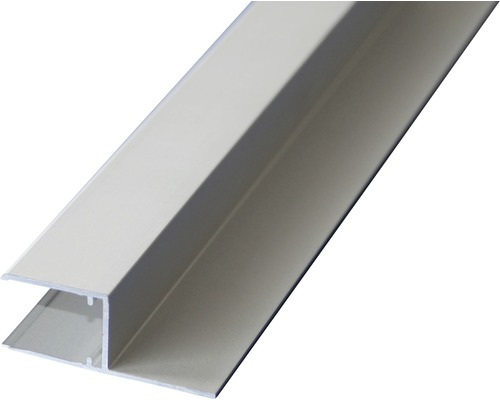 Gutta aluminium U-profiel langslip voor 16 mm dubbelwandige polycarbonaatplaten, 2000 mm
