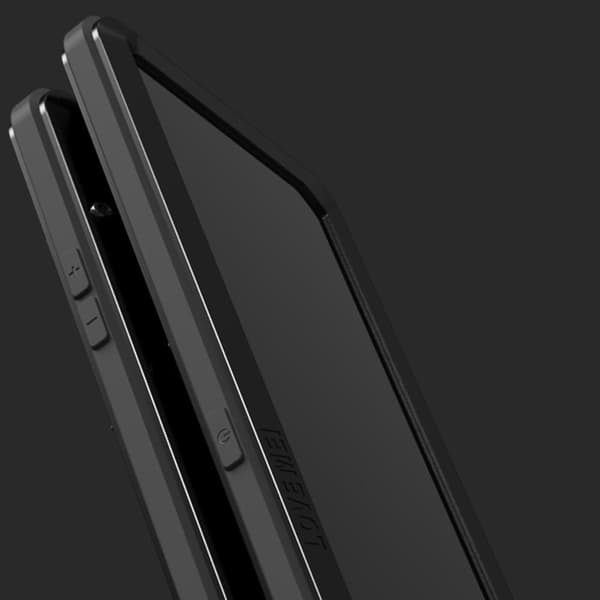 iPhone 13 LOVE MEI Kraftig støtsikkert deksel metall+silikon herdet glass