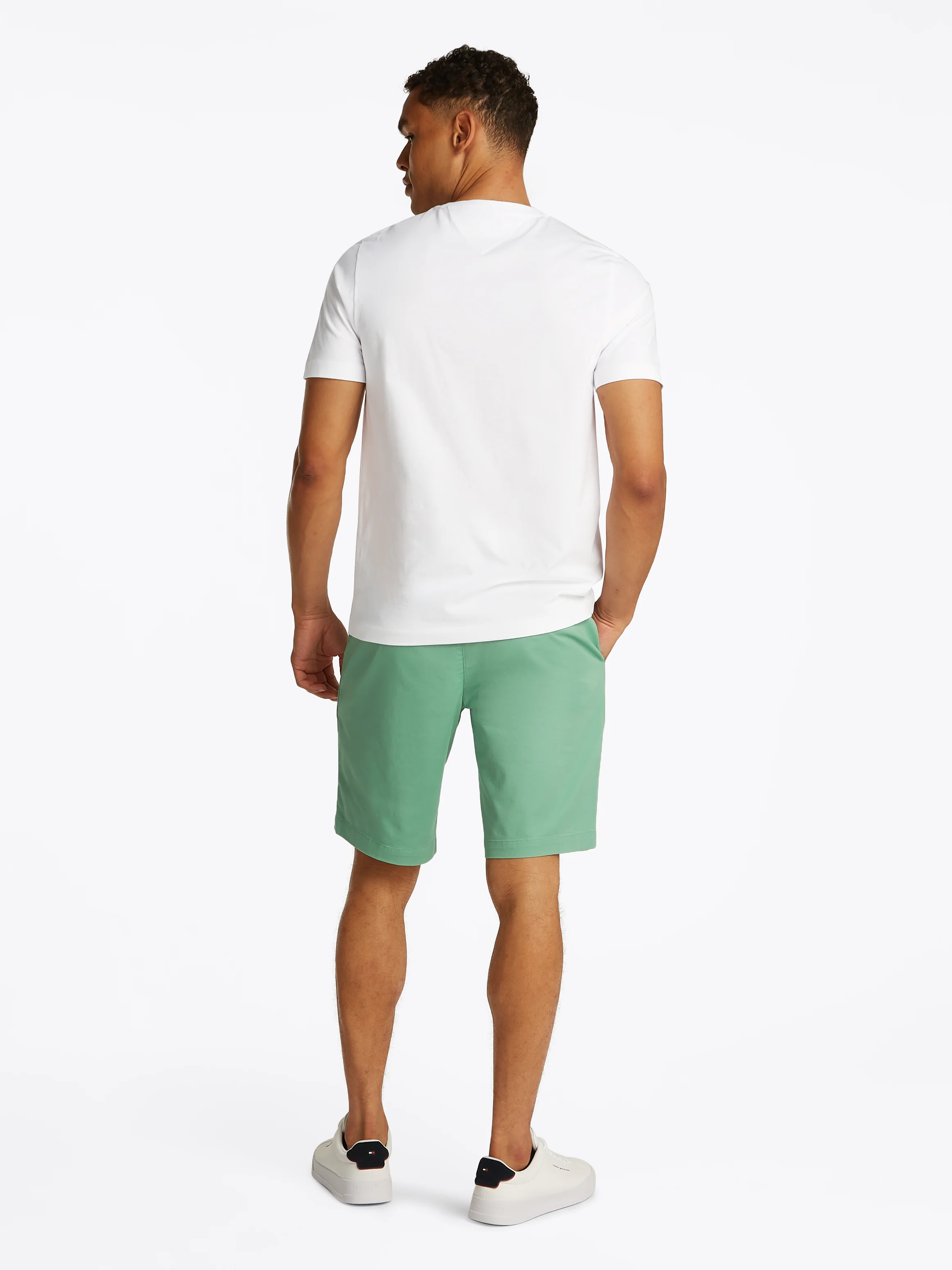 Tee-shirt à logo brodé en coton | Blanc