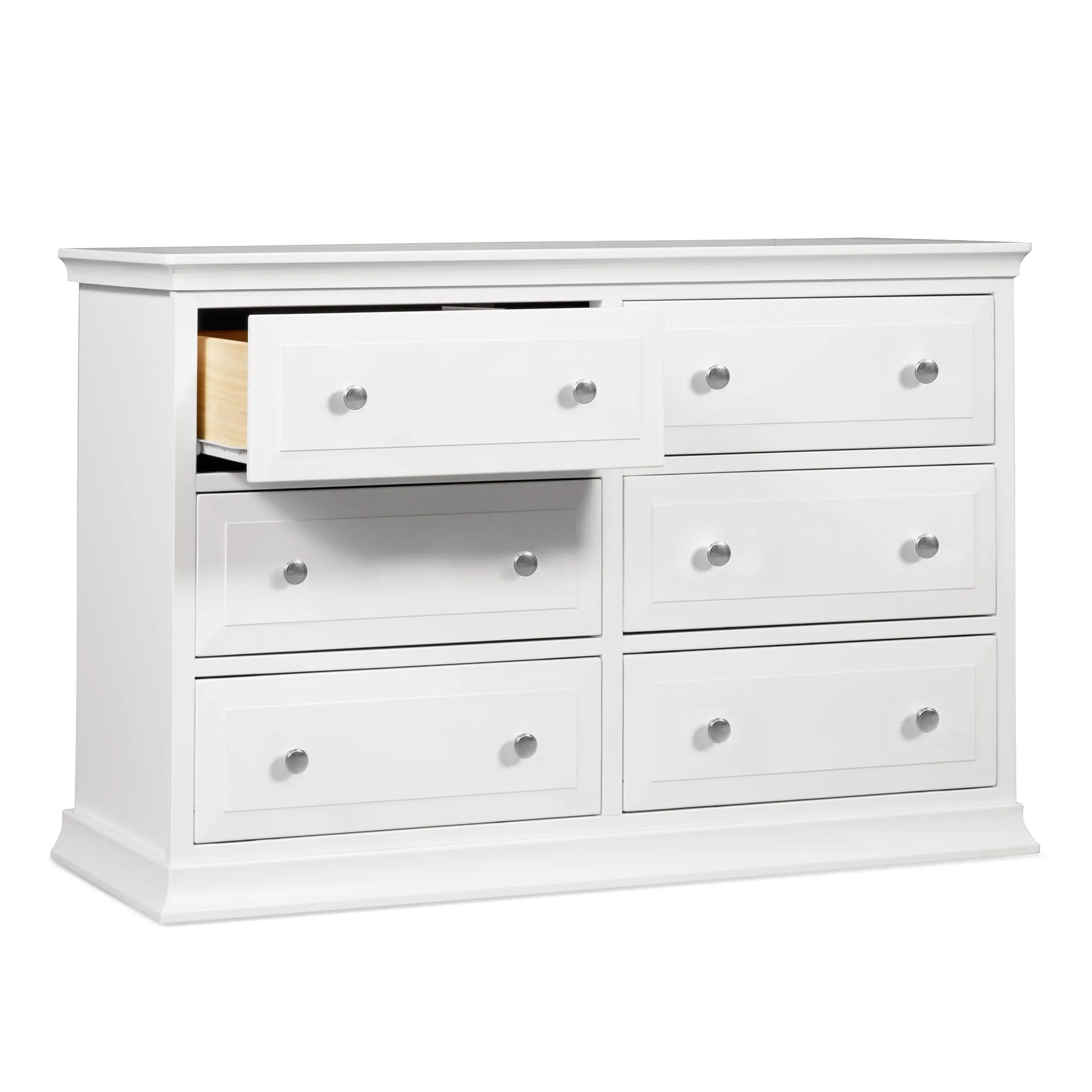 DaVinci Bureau Double 6 Tiroirs Signature Davinci - Blanc