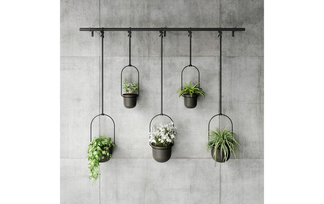 Umbra Blumentopf »Triflora, 5er Set, Schwarz«
