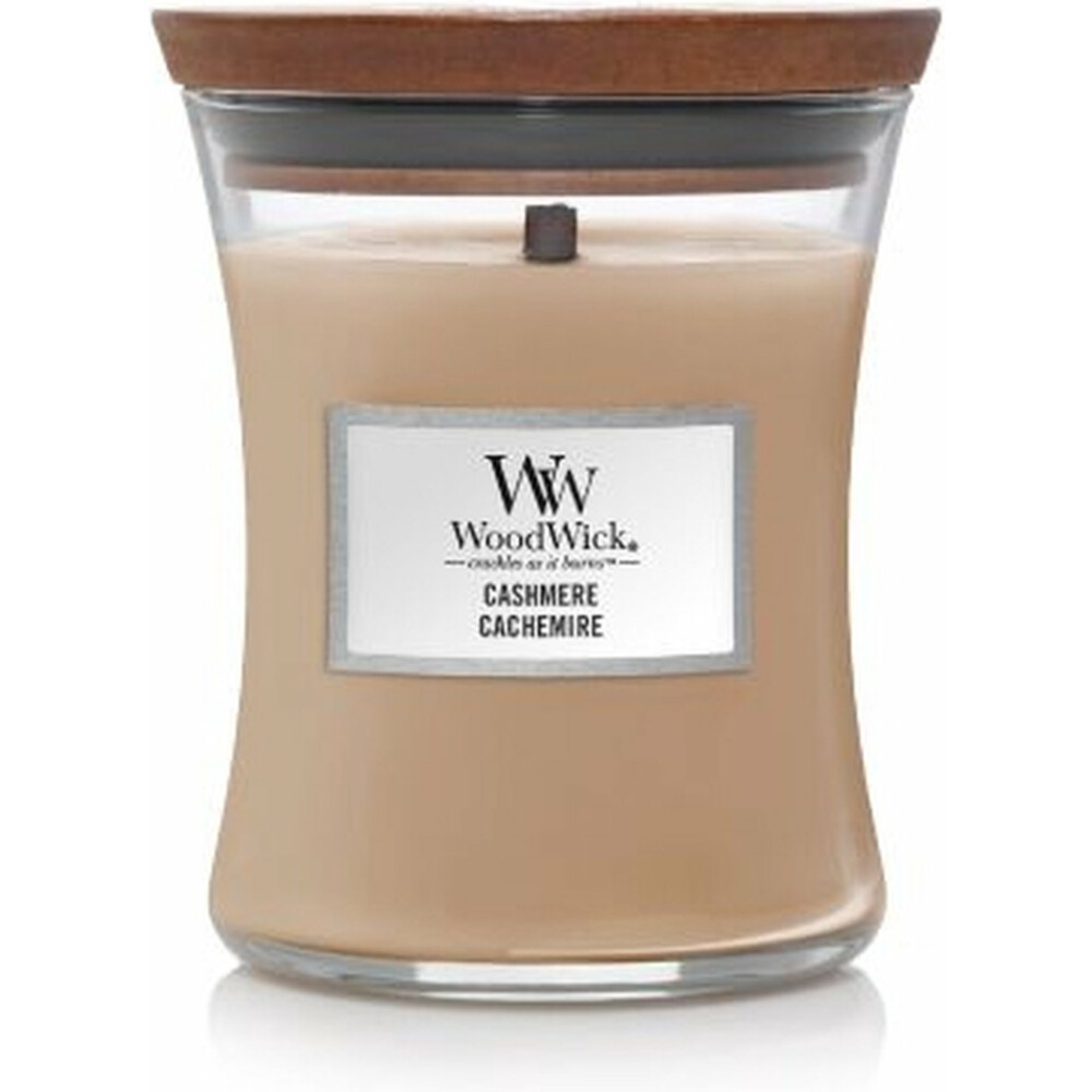 WoodWick Geurkaars Medium Cashmere275 gr