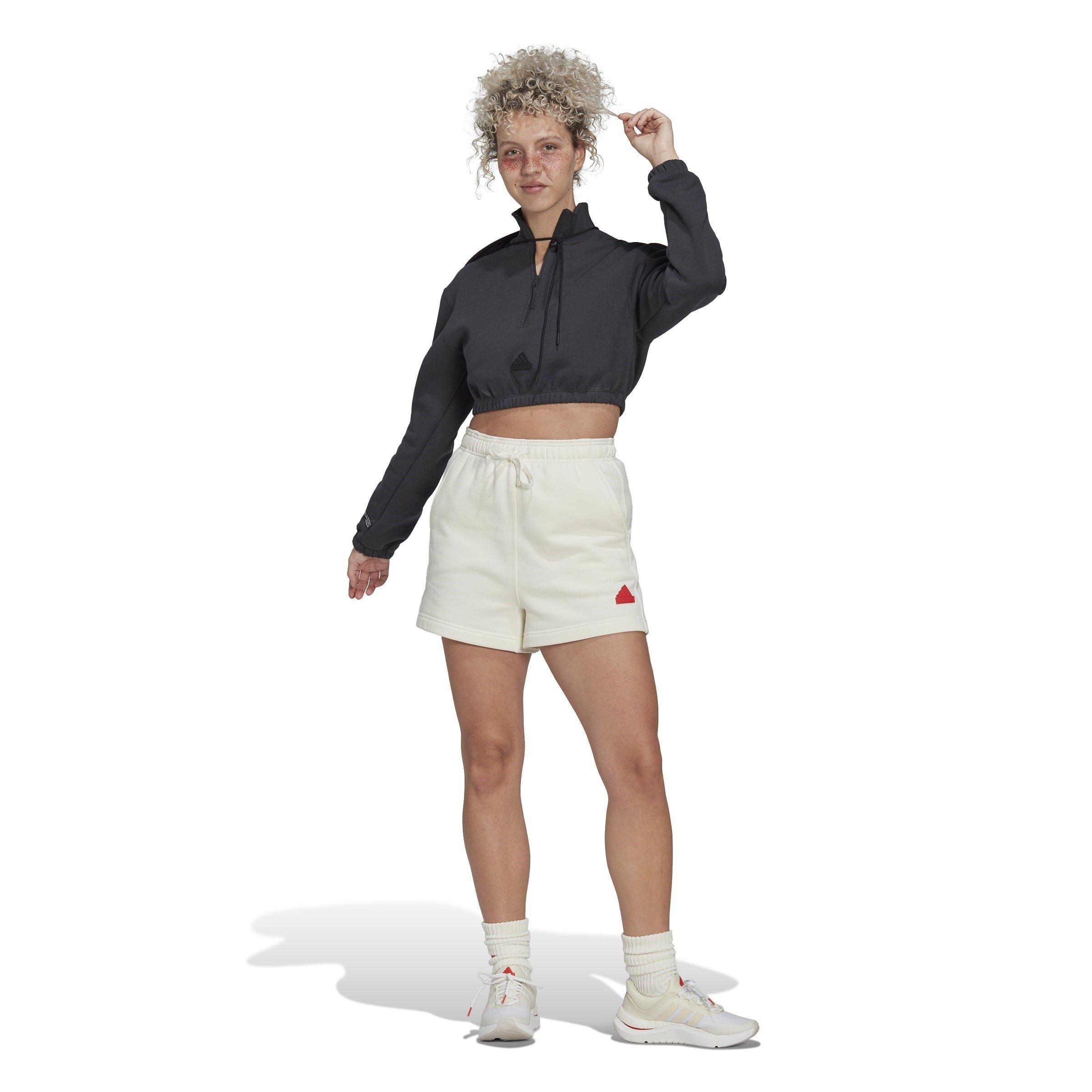 adidas Cropped Half Zip Sweater Womens