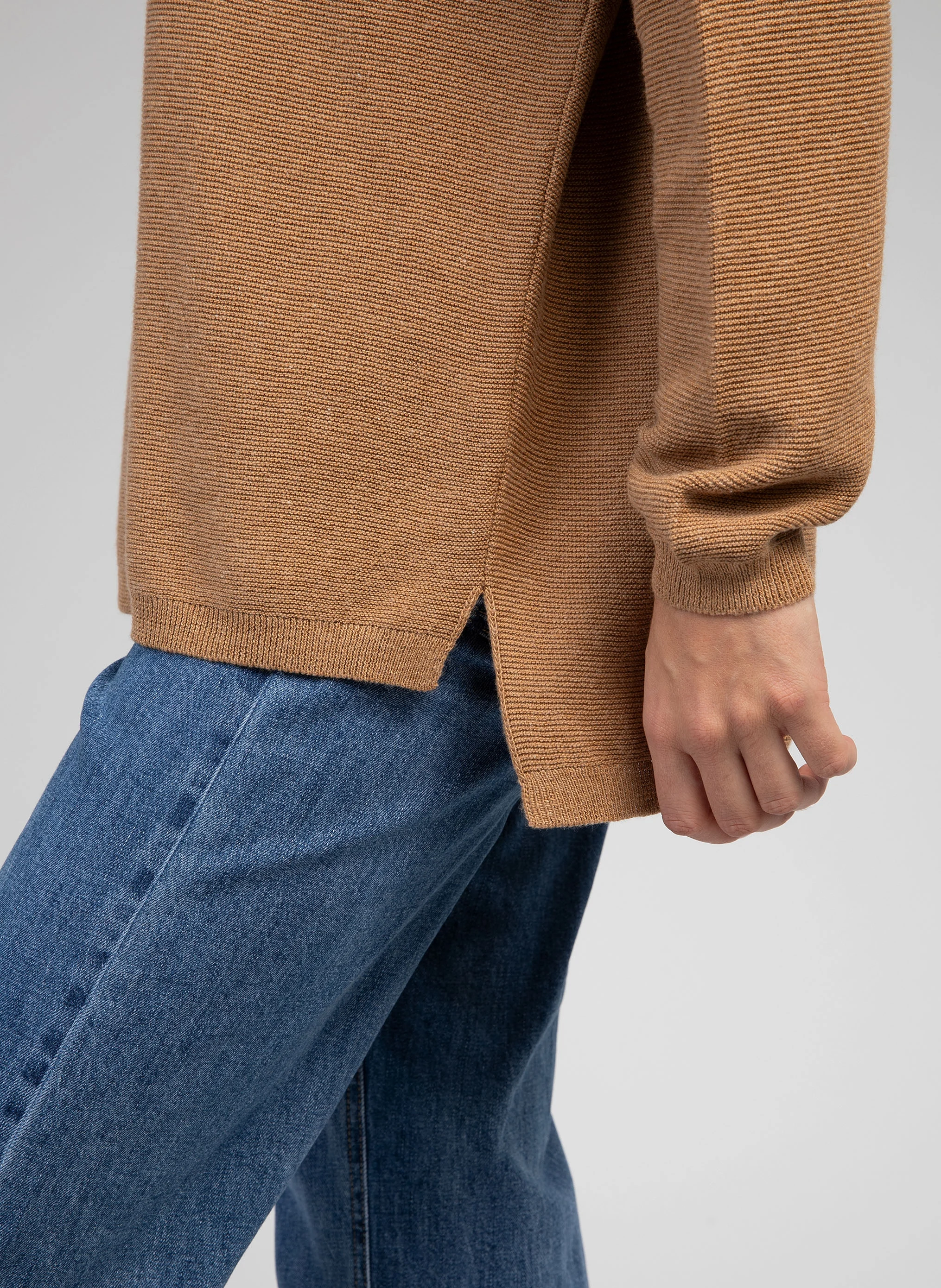 LAMAJAIC - Pull col V| Beige