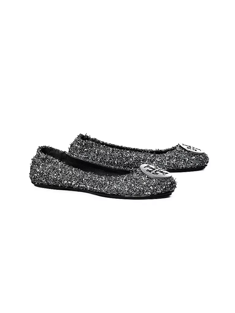 TORY BURCH Ballerina MILLER silber