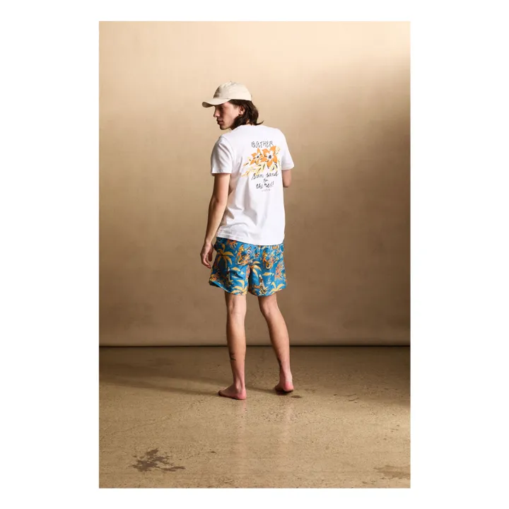 Bather T-shirt Trippin' Vaca Coton Bio | Blanc