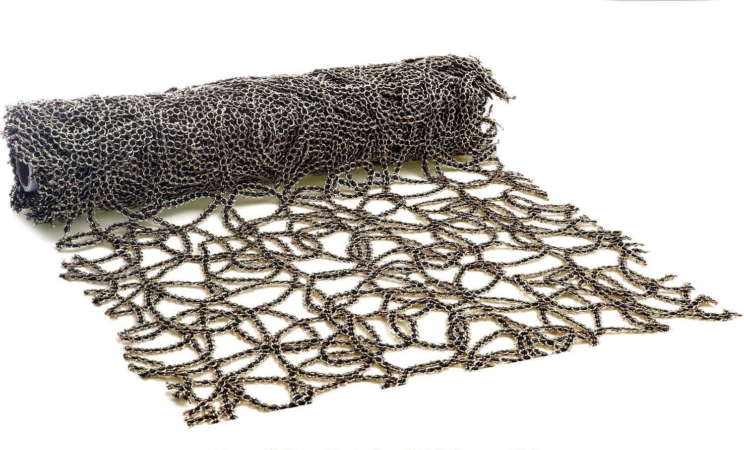 Vivant tafelloper Luxe grandi zwart 250 x 28 cm