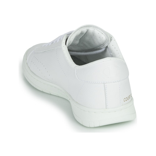 Champion - COURT CLUB PATCH - Blanc / Beige