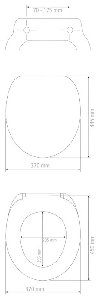 WENKO WC-Sitz »Ostuni« 1 Stk. tlg. Thermoplast, belastbar mit 300 kg, mit Absenkautomatik