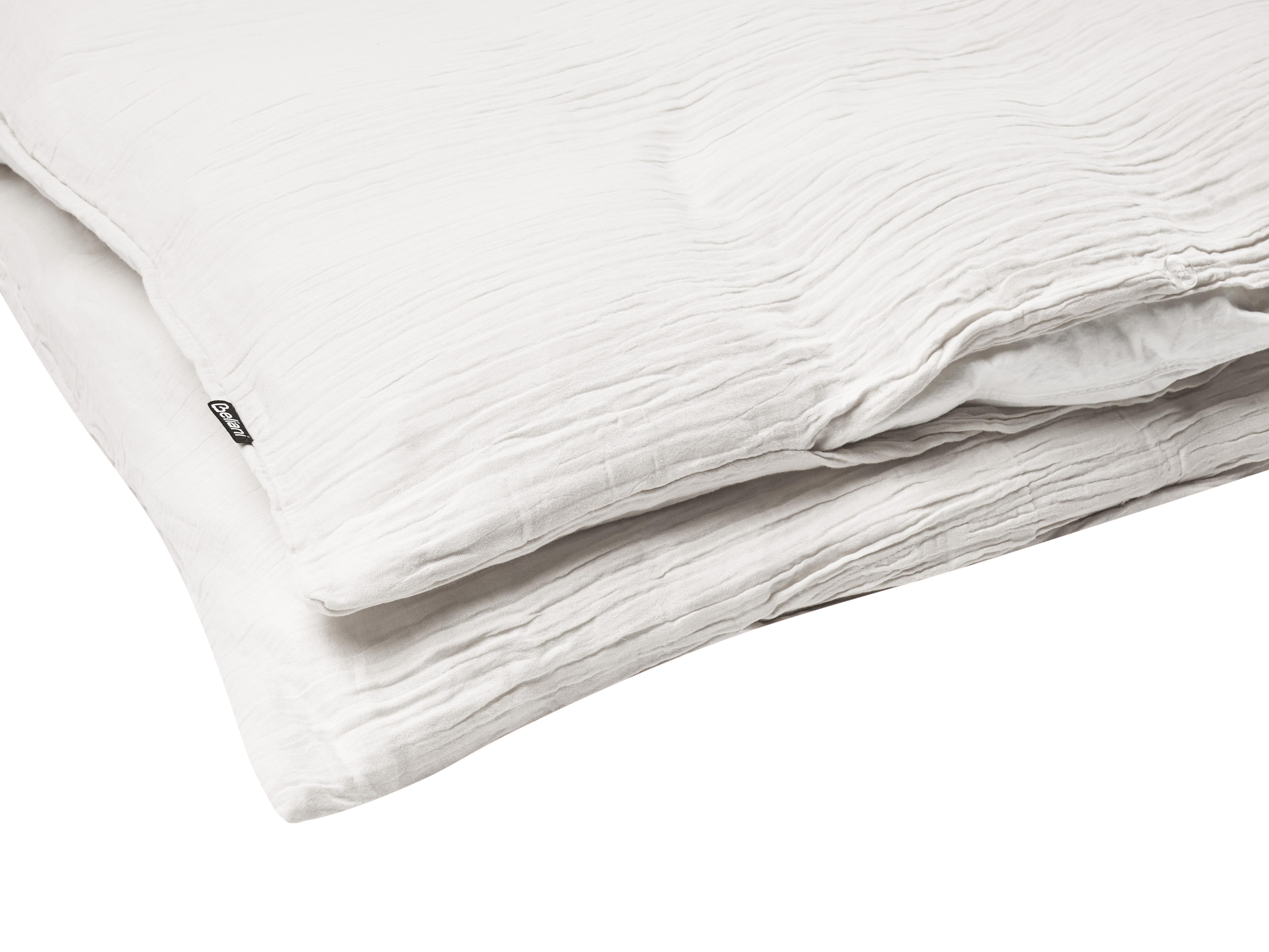 Dekbedovertrekset SUMNER Mousseline 220 x 240 cm Gebroken wit