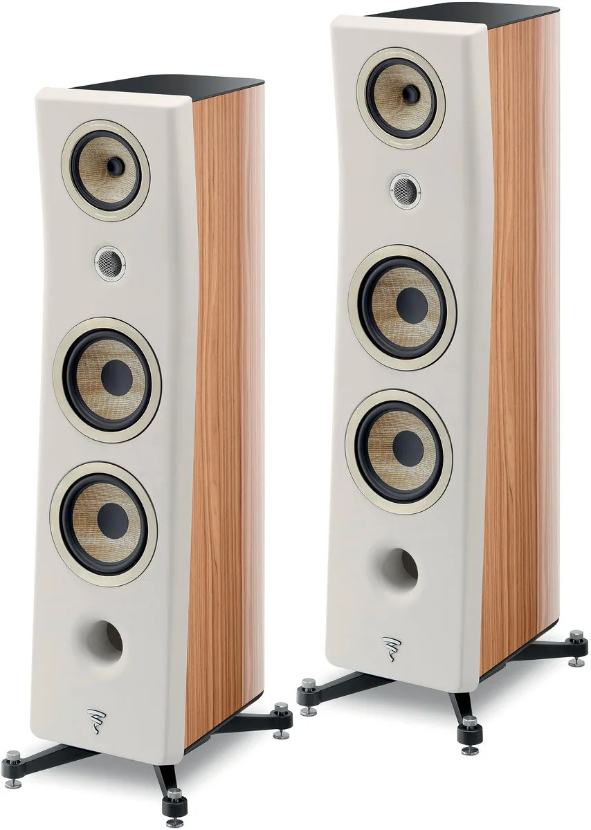 Focal Kanta N°3 Noyer / Ivoire mat (la paire) Enceintes colonne