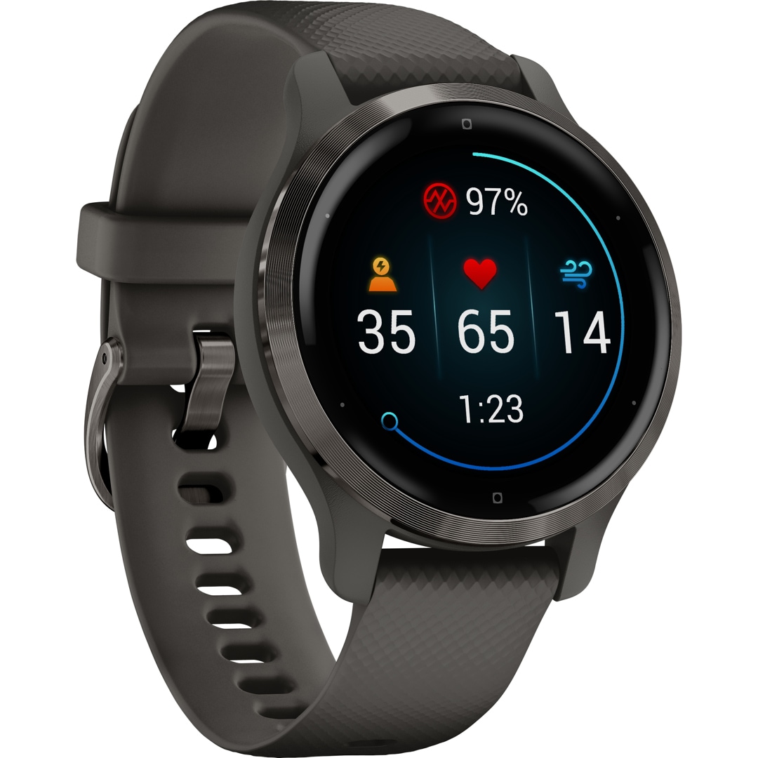 Garmin Venu 2S Smartwatch Schiefergrau