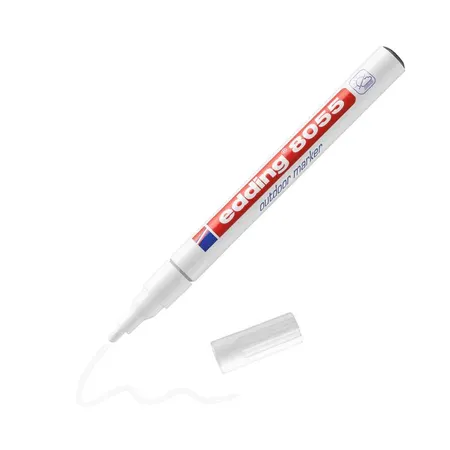 edding 8055 Outdoormarker weiß, 1 - 2 mm