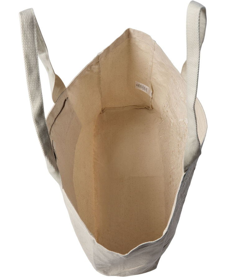 Magasin du Nord Collection Iconic Tote Bag Kings New Square 1O - Small Kings new square emb off white