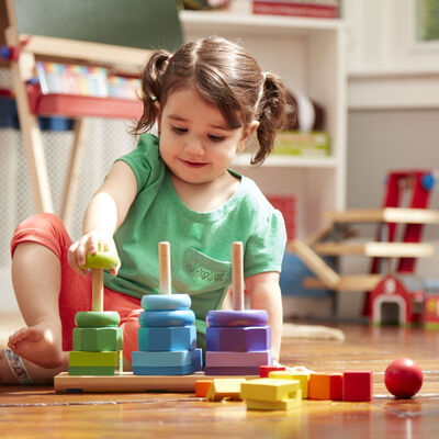 Melissa & Doug Stabletårn med Klosser