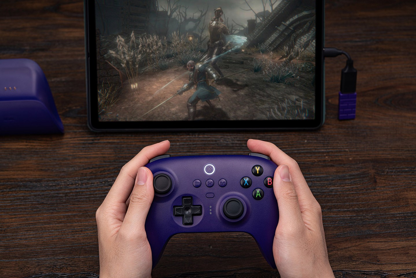 8BitDo Ultimate 2.4G Pad PC Hall Ed/Purple