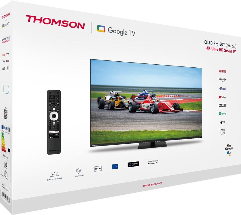Thomson - 50QG7C14 - QLED TV - 50 Inch - 4K UHD - Smart TV