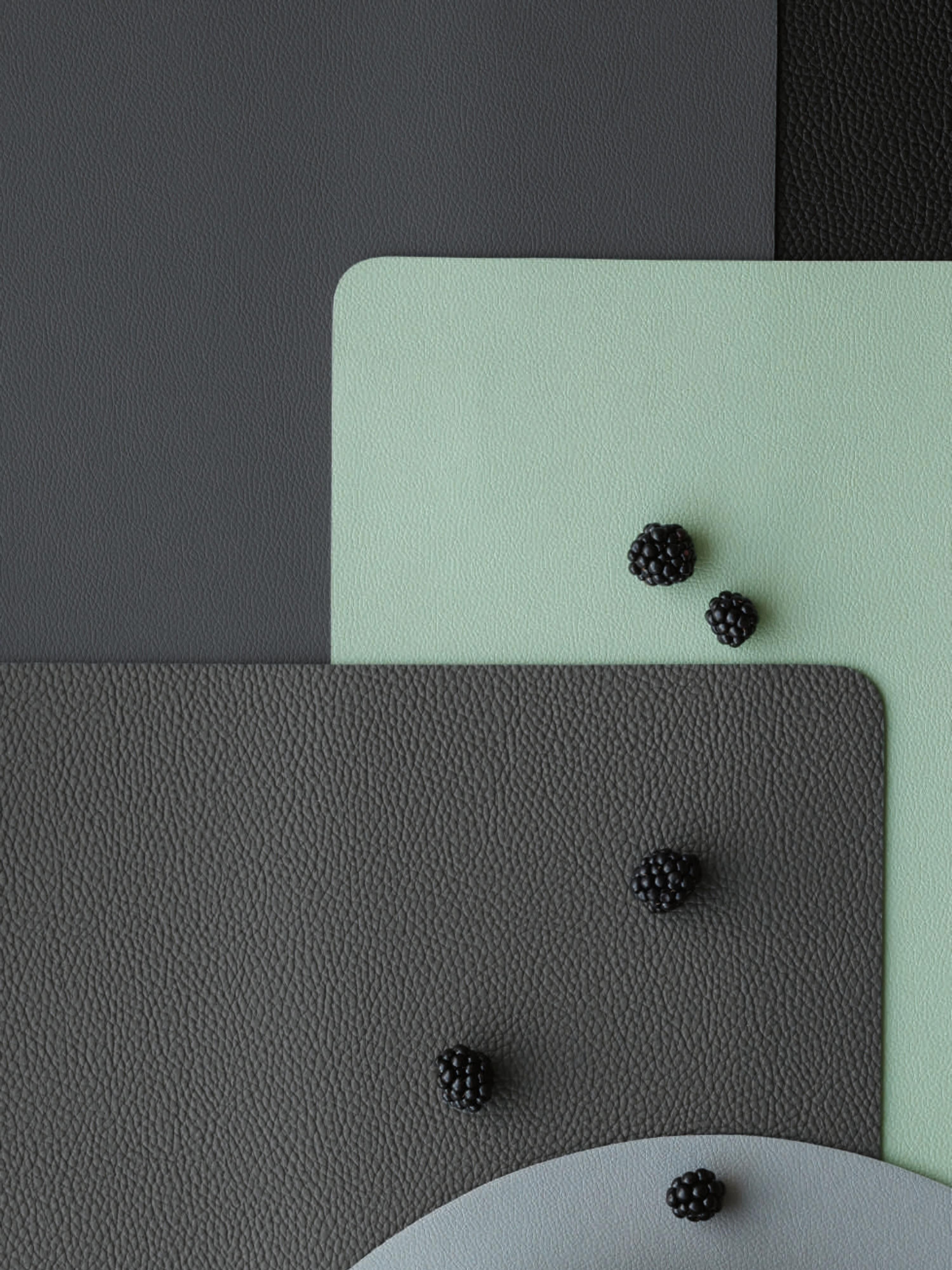 Kunstleren placemats Pik, 2 stuks