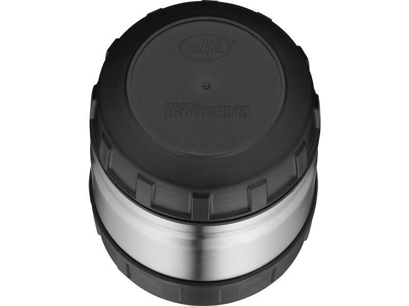Alfi Thermo-Foodbehälter 0.5 l, Schwarz Outdoor-Behälter aus Edelstahl