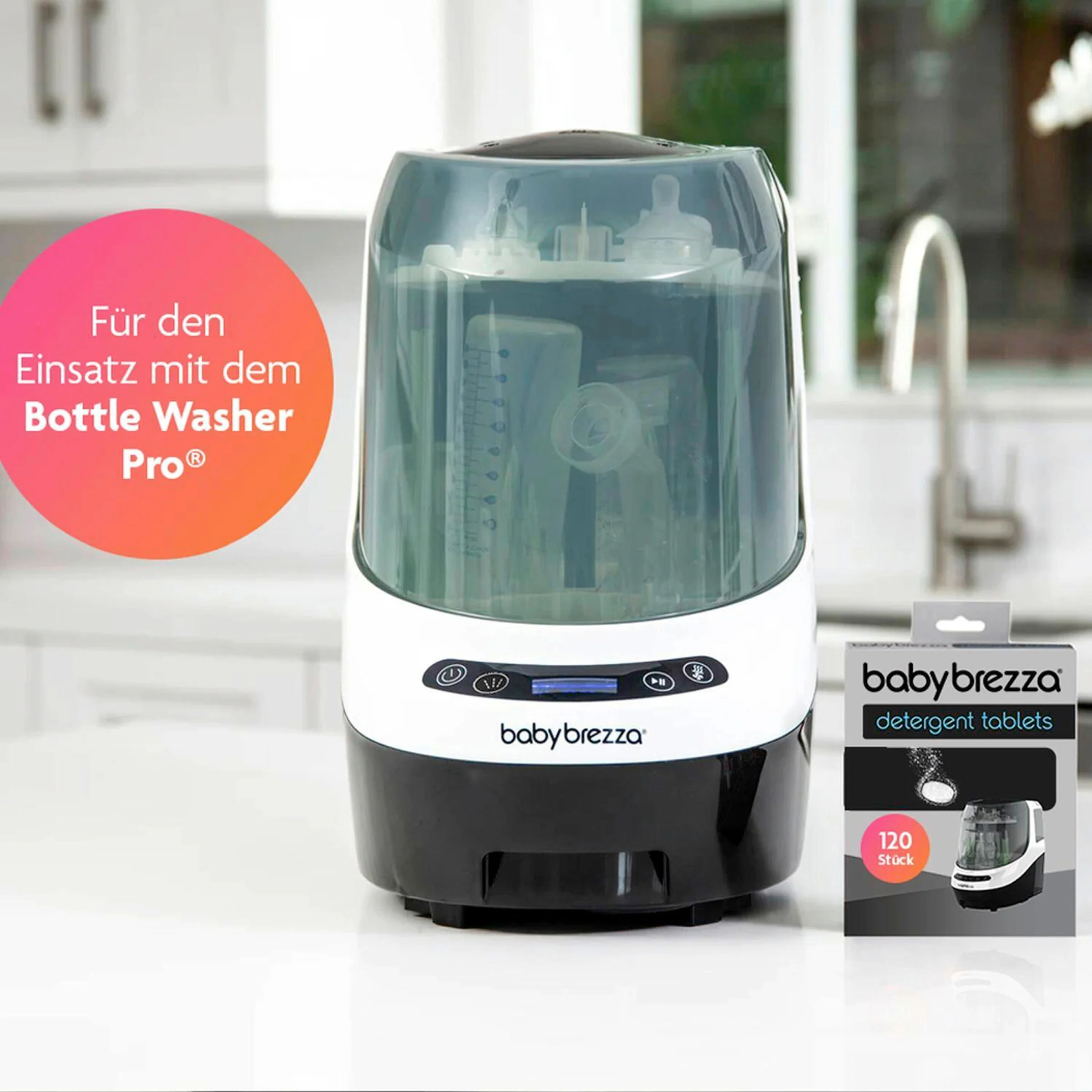 babybrezza Reinigungstabs BottleWasher, 120 Stück