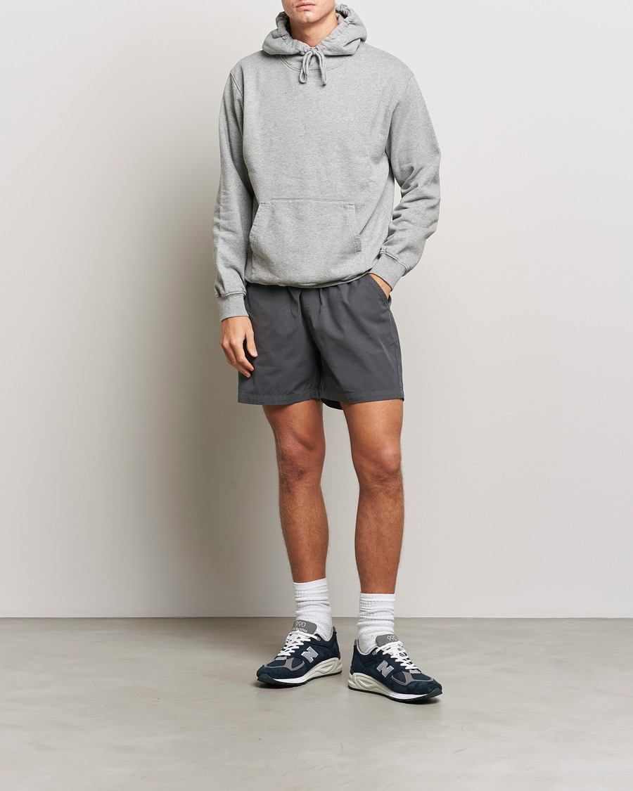 Colorful Standard Classic Organic Twill Drawstring Shorts Lava Grey