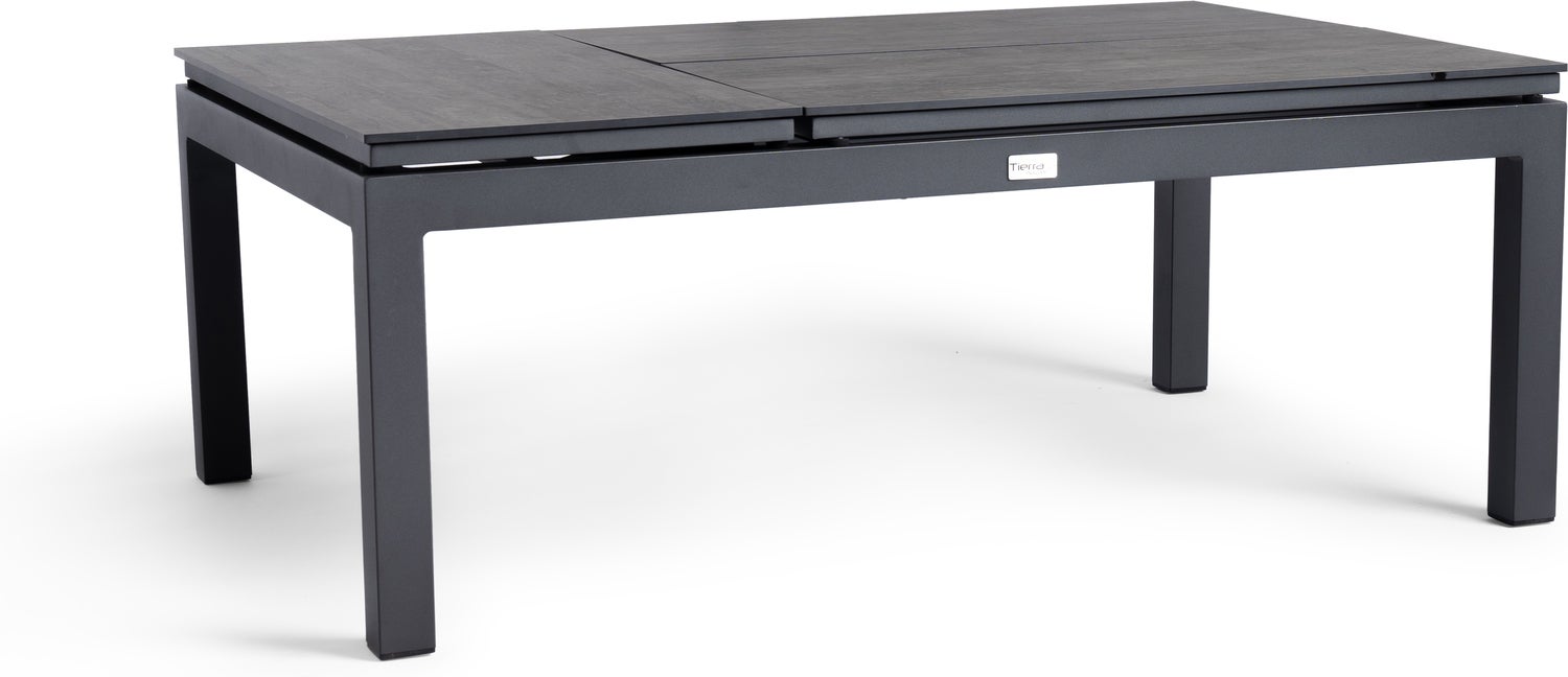 Tierra Outdoor loungetafel Flip-Up grijs 120 x 79 x 42 cm