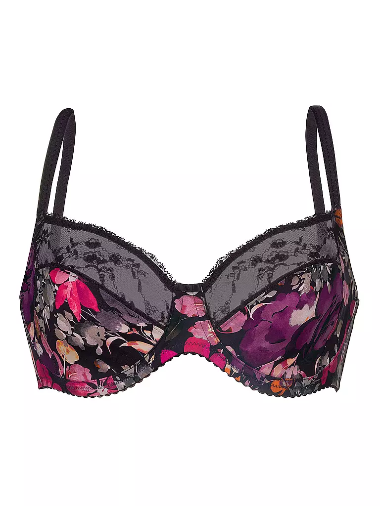 FELINA CONTURELLE BH mit Reifen FLORAL NIGHT feige / deep Plum beere