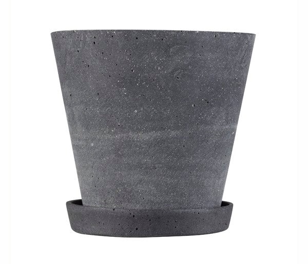 HAY  Flowerpot urtepotteskjuler, M - sort - Ø: 14 cm.