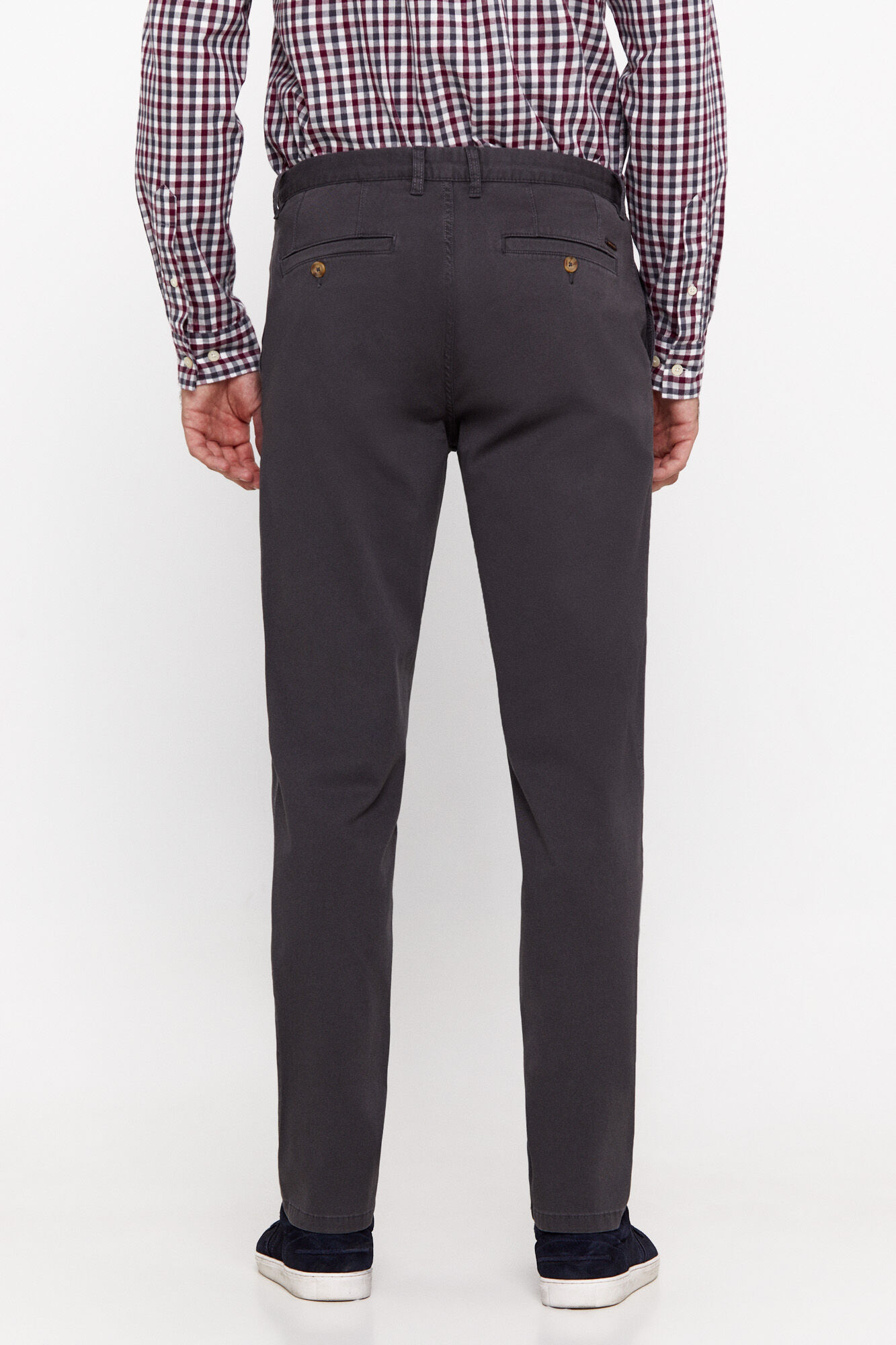 Calças chino de corte justo