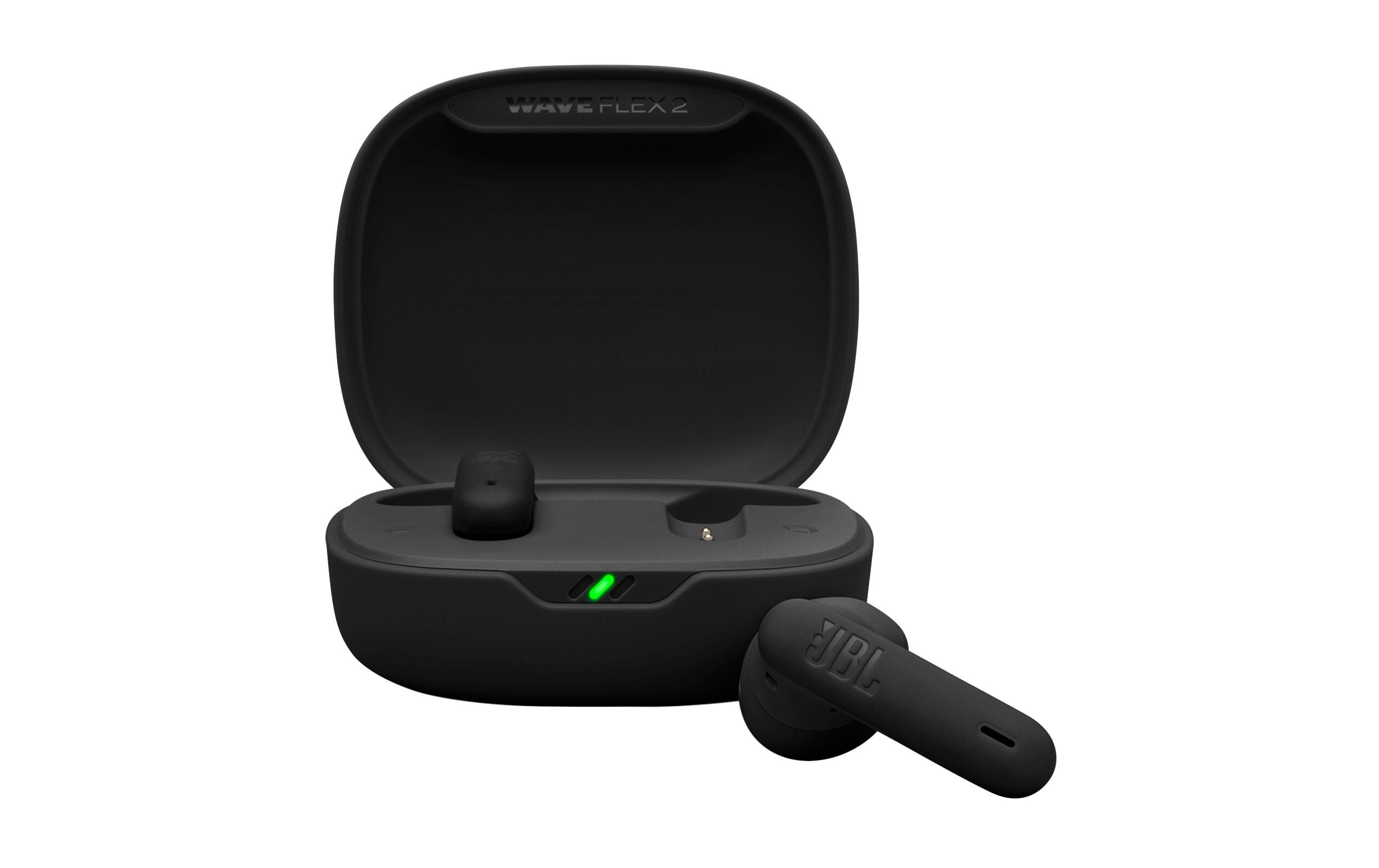True Wireless In-Ear-Kopfhörer Wave Flex 2 SchwarzKabellose In-Ear-Kopfhörer mit 12-mm-Dynamiktreibern