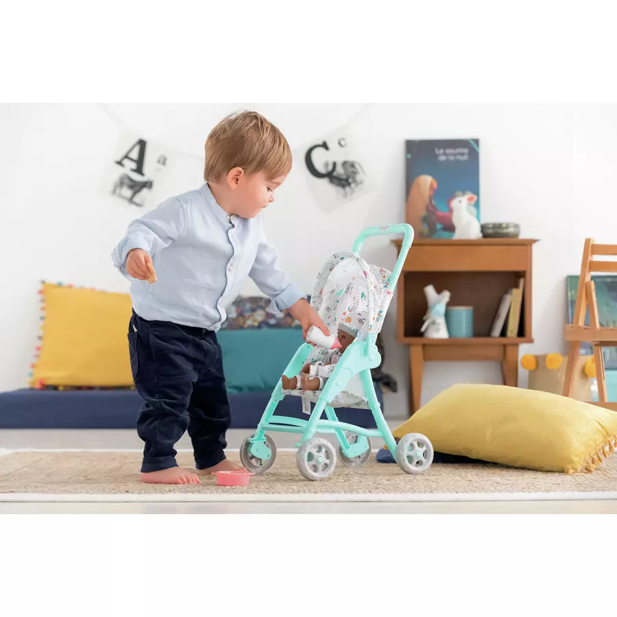 Corolle® Mon Petit Zubehör - Puppenbuggy blau