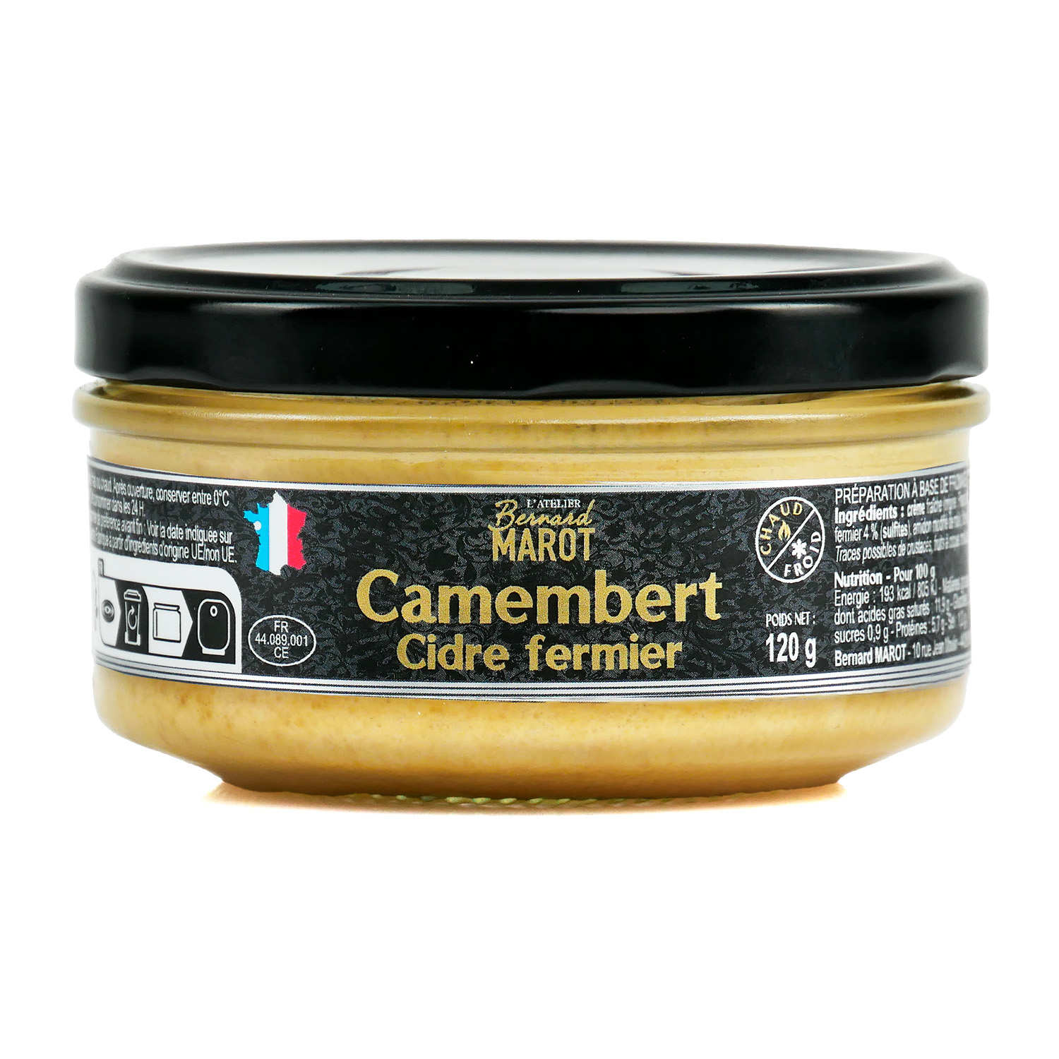 Crème fromagère - Camembert et cidre fermier
