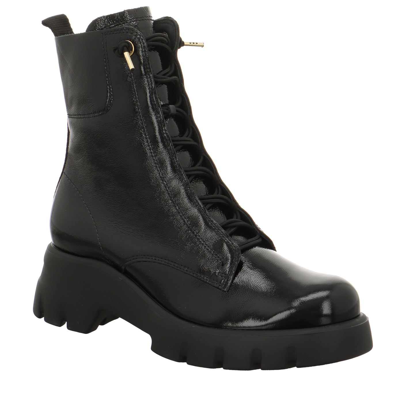 Schnürboots schwarz